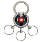 4 Moons 3-Ring Key Chain