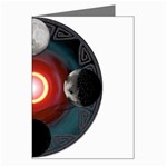 4 Moons Greeting Card