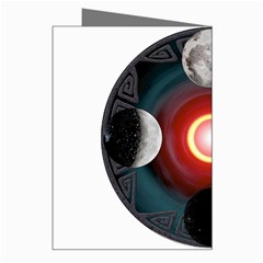 4 Moons Greeting Card from ArtsNow.com Right