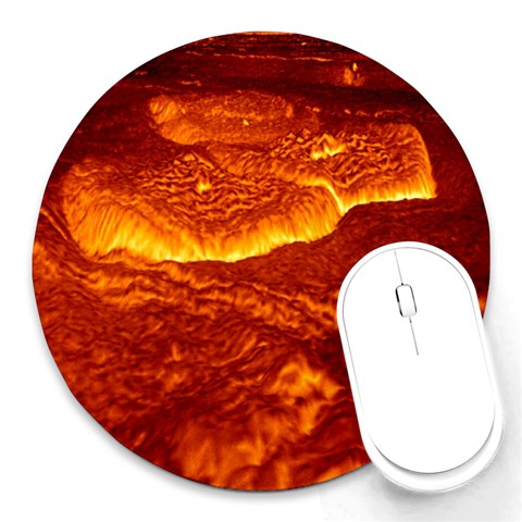 Lava Round Mousepad from ArtsNow.com Front