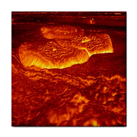 Lava Tile Coaster from ArtsNow.com Front