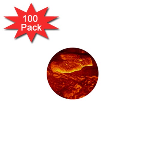 Lava 1  Mini Button (100 pack)  from ArtsNow.com Front