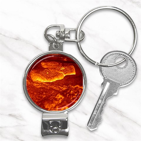 Lava Nail Clippers Key Chain from ArtsNow.com Front