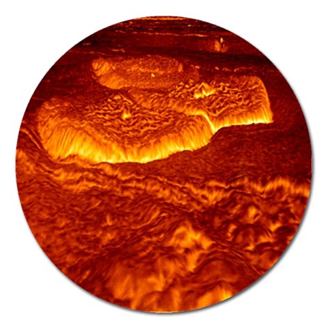 Lava Magnet 5  (Round) from ArtsNow.com Front