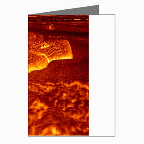 Lava Greeting Card from ArtsNow.com Left