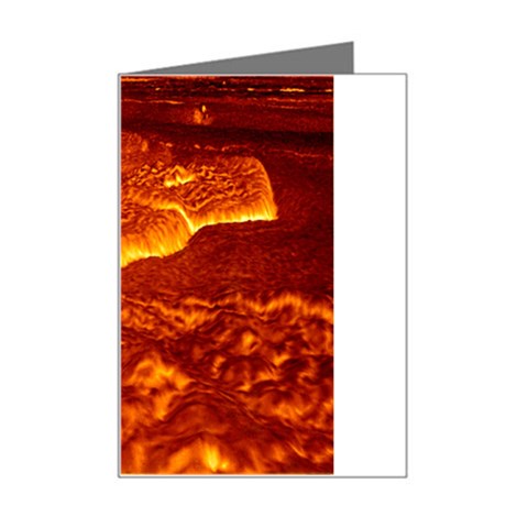 Lava Mini Greeting Card from ArtsNow.com Left