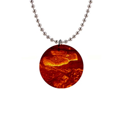 Lava 1  Button Necklace from ArtsNow.com Front
