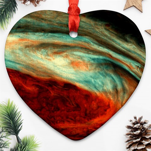 Nebula 1 Ornament (Heart) from ArtsNow.com Front