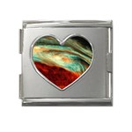 Nebula 1 Mega Link Heart Italian Charm (18mm)