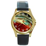 Nebula 1 Round Gold Metal Watch