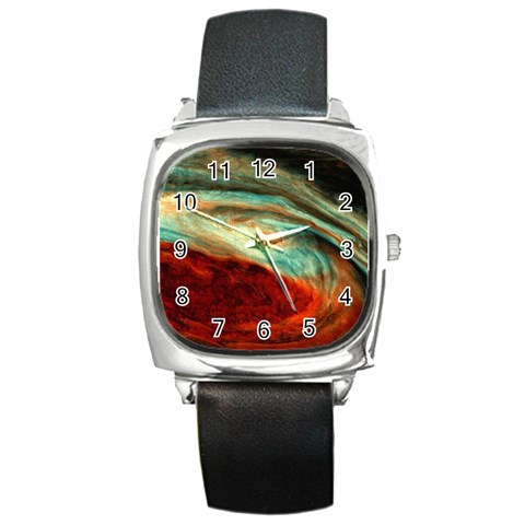 Nebula 1 Square Metal Watch from ArtsNow.com Front