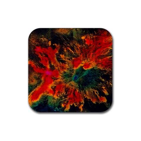 Nebula2 Rubber Coaster (Square) from ArtsNow.com Front