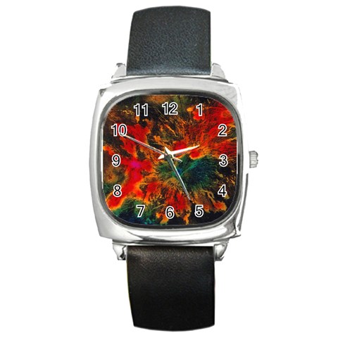 Nebula2 Square Metal Watch from ArtsNow.com Front