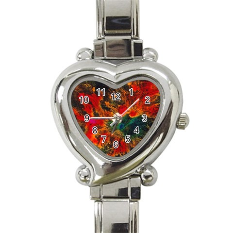 Nebula2 Heart Italian Charm Watch from ArtsNow.com Front