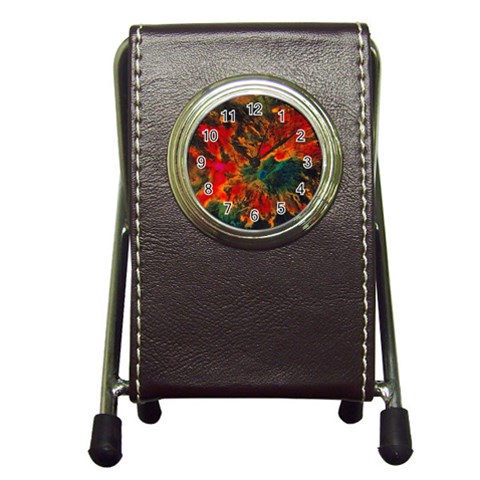 Nebula2 Pen Holder Desk Clock from ArtsNow.com Front