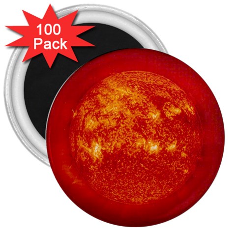 Sun 3  Magnet (100 pack) from ArtsNow.com Front