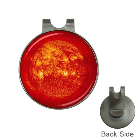 Sun Golf Ball Marker Hat Clip from ArtsNow.com Front