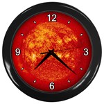 Sun Wall Clock (Black)