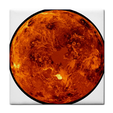 Sun2 Tile Coaster from ArtsNow.com Front