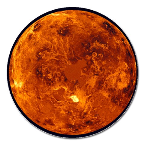 Sun2 Magnet 5  (Round) from ArtsNow.com Front