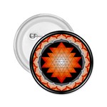 Orange_Sri_Yantra 2.25  Button