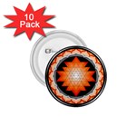 Orange_Sri_Yantra 1.75  Button (10 pack) 