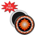 Orange_Sri_Yantra 1.75  Magnet (10 pack) 