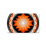 Orange_Sri_Yantra Magnet (Name Card)