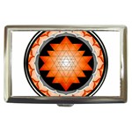 Orange_Sri_Yantra Cigarette Money Case