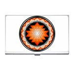 Orange_Sri_Yantra Business Card Holder