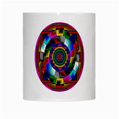 Sri Yantra White Mug from ArtsNow.com Center