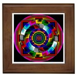 Sri Yantra Framed Tile