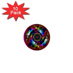 Sri Yantra 1  Mini Button (10 pack) 