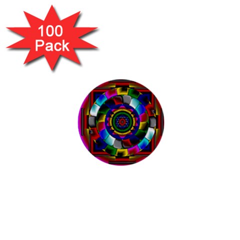Sri Yantra 1  Mini Button (100 pack)  from ArtsNow.com Front
