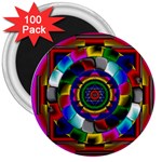 Sri Yantra 3  Magnet (100 pack)