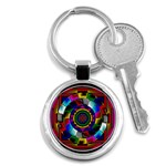 Sri Yantra Key Chain (Round)