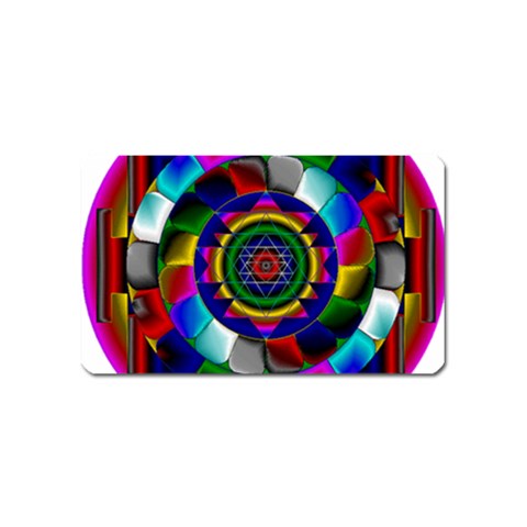 Sri Yantra Magnet (Name Card) from ArtsNow.com Front