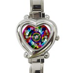 Sri Yantra Heart Italian Charm Watch