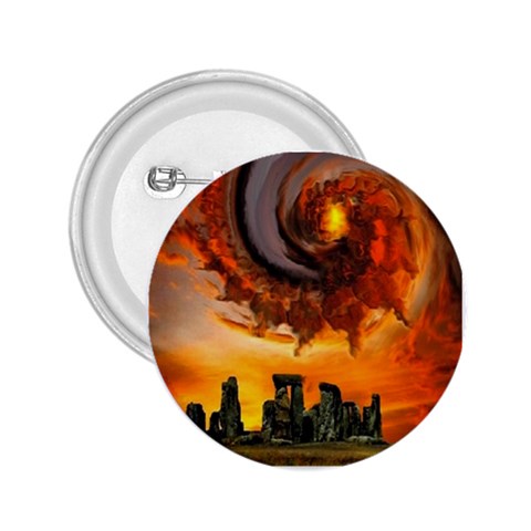  Stonehenge Sunset  2.25  Button from ArtsNow.com Front