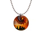 Stonehenge Sunset  1  Button Necklace