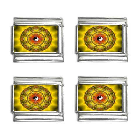 Yin Yang 9mm Italian Charm (4 pack) from ArtsNow.com Front