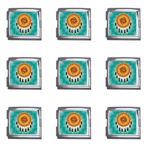 Cheyenne Mega Link Italian Charm (9 pack) from ArtsNow.com Front