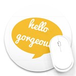 Lego Girl Round Mousepad