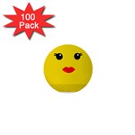Lego Girl 1  Mini Button (100 pack) 