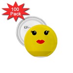 Lego Girl 1.75  Button (100 pack) 