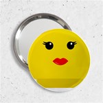 Lego Girl 2.25  Handbag Mirror
