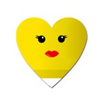 Lego Girl Magnet (Heart)