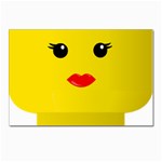 Lego Girl Postcard 4  x 6 