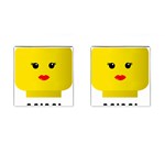 Lego Girl Cufflinks (Square)
