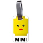 Lego Girl Luggage Tag (two sides)